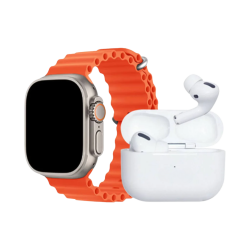 I 20 Ultra Smart Watch + AirPods with 7 Straps | Alfakar