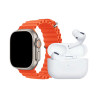 I 20 Ultra Smart Watch + AirPods with 7 Straps | Alfakar