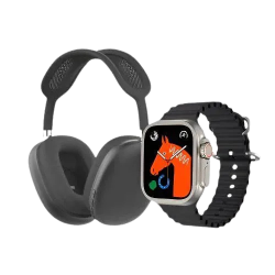 P9 Series 9 Ultra 9 Smart Watch + P9 Headphones | Alfakar