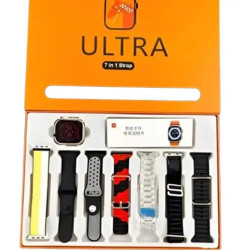 7-in-1 Ultra Smart Watch with 7 Straps – Exclusive at Alfakar